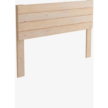 Pinoxi 210CM Masif Ahşap Ayaklı Yatak Başlığı Natural 210CM Masif Natural