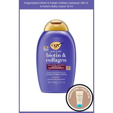 Ogx Dolgunlaştirici Biotin & Kolajen Sülfatsız Şampuan 385 ml & Aveeno Baby Losyon 15 ml