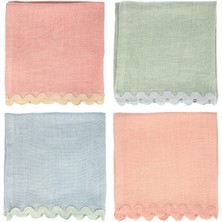 Meri Meri - Pastel Cloth Napkins - Pastel Renk Kumaş Peçeteler - 4'lü