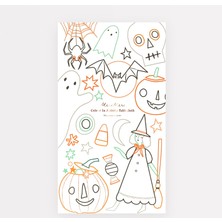 Meri Meri - Halloween Colour In Activity Tablecloth - Cadılar Bayramı Aktivite Masa Örtüsü