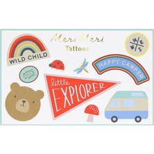 Meri Meri - Kamp Geçici Dövmeler - 18 Adet