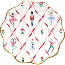 Meri Meri - Nutcracker Tabaklar - L - 8 Adet
