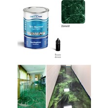 Demarin Solventsiz - Kokusuz Sıvı Mermer, Liquid Marble (Tezgah, Zemin Boyası) Natural Seri