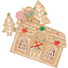 Meri Meri - 3D Tebrik Kartı - Gingerbread