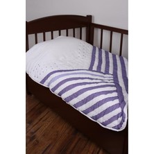 Özgürce Yumuşak ve Hafif Çocuk Müslin Yorgan, El Işlemeli 100X150 cm