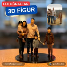 Makinafleo Kişiye Özel  4/5 Kişilik Aile 3D Figür (10 cm)
