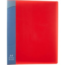 Leaf Shop Sunum Dosyasi Halkali Mekanizma Kırmızı 20SY