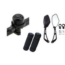 Leaf Shop Tın Tın Zil Uyarı Seti 3 Parça (Zil Ayna Sünger Elcik)