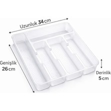 5 Li Çekmece Içi Kaşıklık Düzenleyici