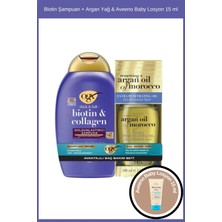 Ogx Biotin & Collagen Saç Kremi 385 ml & Aveeno Baby Losyon 15 ml