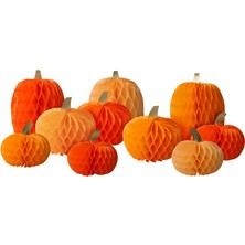 Meri Meri - Honeycomb Pumpkins - Petekli Bal Kabakları - 10'lu