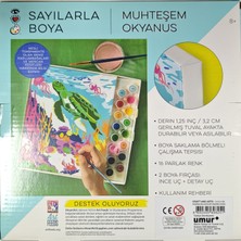 Sayılarla Boyama Muhteşem Okyanus Tuval Boyama Set
