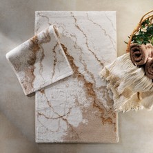 Schafer Home Retro 2 Li Pamuk Floş Banyo Paspası-Gold