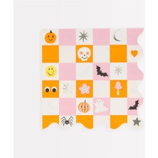 Meri Meri - Groovy Halloween Icon Large Napkins - Cadılar Bayramı Karakterli Peçeteler (L) (16'lı)