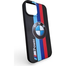 Epro iPhone 13 Uyumlu Bmw M Power Baskılı Içi Kadife Yüksek Kalite Soft Silikon Kılıf