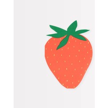 Meri Meri - Strawberry Napkins - Çilek Peçeteler (X16)