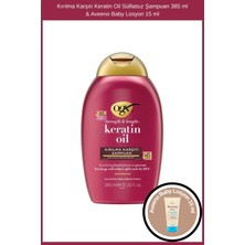 Ogx Kırılma Karşıtı Keratin Oil Sülfatsız Şampuan 385 ml & Aveeno Baby Losyon 15 ml