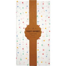 Meri Meri - Spotty Paper Tablecloth - Renkli Puantiyeli Masa Örtüsü