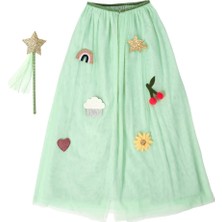 Meri Meri - Icon Cape & Wand - İkonlu Pelerin & Değnek Kostüm