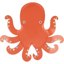 Meri Meri - Octopus Plates - Ahtapot Tabaklar - 8'li
