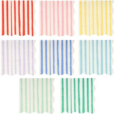 Meri Meri - Mixed Stripe Napkins - Karışık Çizgili Peçeteler - S - 16'lı
