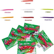 Leaf Shop Yummy Sandworm 7cm Silikon Yem Pink Glow