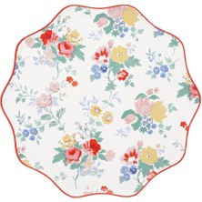 Meri Meri - Vintage Floral Tabaklar - L - 8 Adet