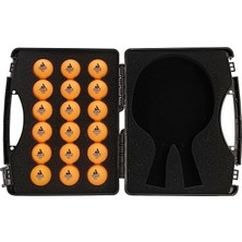 Leaf Shop Masa Tenisi Tour Case 18 40 mm ile Üç Star Competition Balls