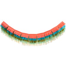 Meri Meri - Colorful Fringe Large Garland - Renkli Saçaklı Asılan Süs