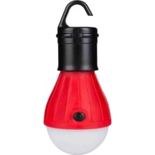 Kamptek Kamp Teknolojisi Kamptek LED Kamp Lambası Ampul Şeklinde Pilli 3 Modlu Yüksek/düşük/flas Askılı Kamp Feneri Acil Durum Işığı Kamp Piknik Bahçe