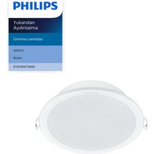 Philips Meson Tavan Gömme Spot 5.5W 480 Lumen 3000K Sarı Işık (90MM Delikler Için Uygundur)