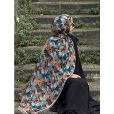 Qalortex Scarf Bambu Crash Şal Iconic Desen Küfyeşili