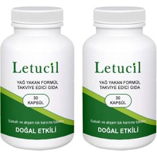 Letucil 2 Adet Yeşil Çay ve Biberiyeli 30 Lu Takviyelik