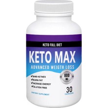 Keto Max 30'lu Destekleyici Takviye Edici