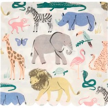 Meri Meri - Safari Napkins - Safari Peçete - L - 20'li