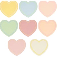 Meri Meri - Pastel Tonlu Kalp Peçeteler (16'lı)