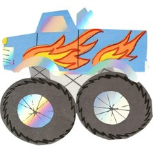 Meri Meri - Monster Truck Peçeteler - 16 Adet