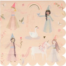 Meri Meri - Princess Napkins - Prenses Peçete - L