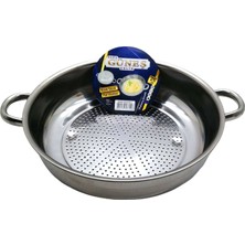 DS LLC No-1 - 26CM Basık Süzek Metal Süzgeç (4887)