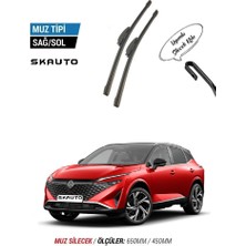 SKAUTO Nissan Qashqai Ön Cam Muz Silecek Takımı (2022-2025)