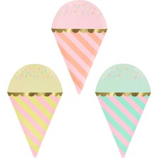 Meri Meri - Dondurma Tabak - 8 Adet