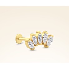 Pare Pırlanta 0,27 Karat Pırlanta Tragus Piercing - PR01887