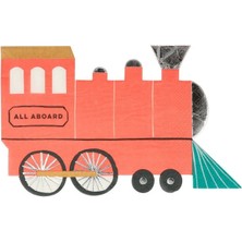 Meri Meri - Train Napkin - Tren Peçete - 16'lı