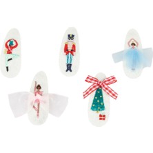 Meri Meri - Nutcracker Saç Tokaları - 5 Adet
