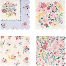 Meri Meri - English Garden Napkins - English Garden Peçete - L - 16'lı