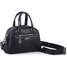 Nas Bag Kadın Mini El ve Çapraz Çanta Siyah Lopez