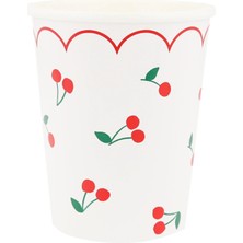 Meri Meri - Kiraz Bardaklar - 8 Adet