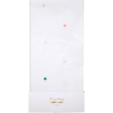 Meri Meri - Rainbow Star Paper Tablecloth - Gökkuşağı Yıldızlı Masa Örtüsü