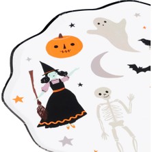 Meri Meri - Happy Halloween Tabaklar - L - 8 Adet