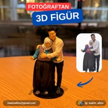 Makinafleo Kişiye Özel Ana & Evladı 3D Figürü